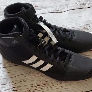🆕️ADIDAS HVC 2 MEN'S WRESTLING SHOES 🖤🤍